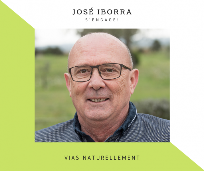 Vias - JOSÉ IBORRA S'ENGAGE AVEC L'ÉQUIPE VIAS NATURELLEMENT D'OLIVIER CABASSUT
