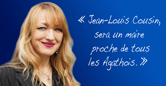Agde - Sandrine REZZA, rejoint la liste du Rassemblement Agathois menée par Jean-Louis COUSIN