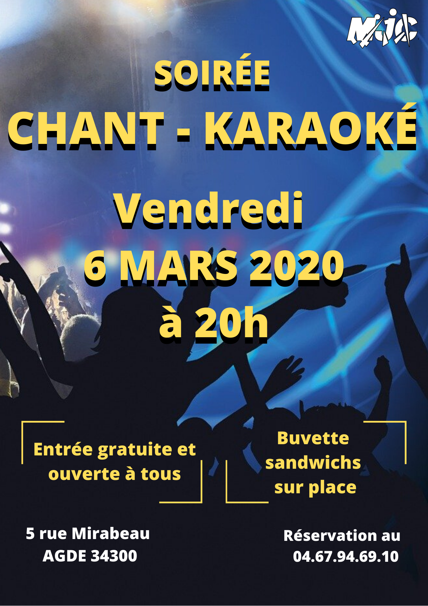 Agde - MJC AGDE - Soirée chant/karaoké