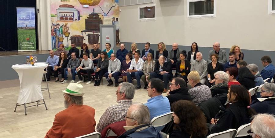 Bessan - Une première réunion publique suivie pour Génération Bessan au cœur d'une campagne inédite
