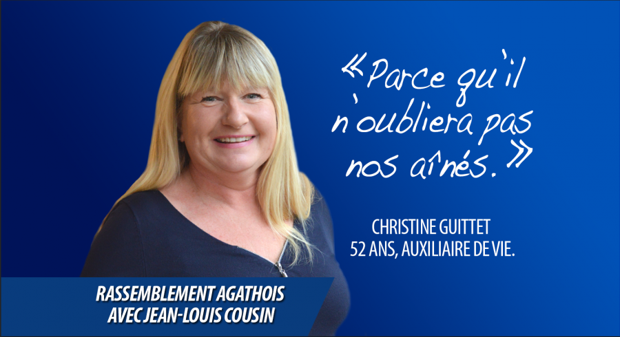 Agde - CHRISTINE GUITTET, rejoint JEAN LOUIS COUSIN pour le RASSEMBLEMENT AGATHOIS .