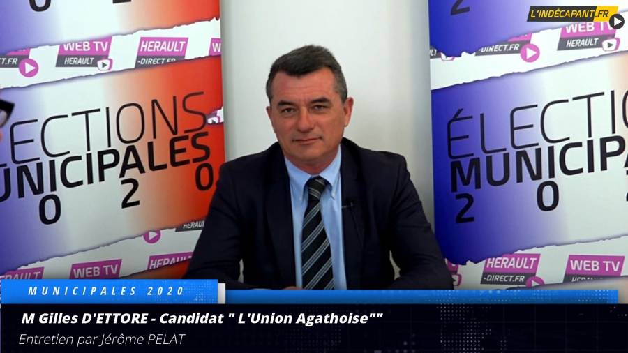 Agde - Entretien M Gilles D'ETTORE L'Union Agathoise