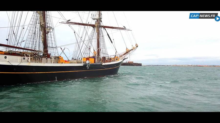 Cap d'Agde - Le Morgenster est arrivé au Cap d'Agde ce matin.