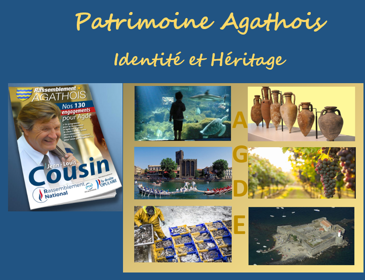 Agde - Jean-Louis Cousin, tête de liste du Rassemblement Agathois, souligne dans sa campagne l'importance du Patrimoine Agathois