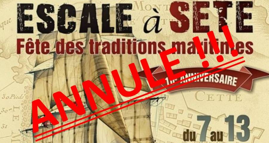 Hérault - Annulation des Escales à Sète pour cause de Coronavirus