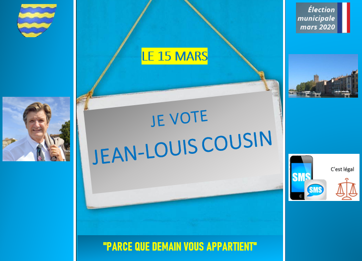 Agde - Jean-Louis COUSIN, le seul candidat aux municipales à Agde qui innove dans la communication