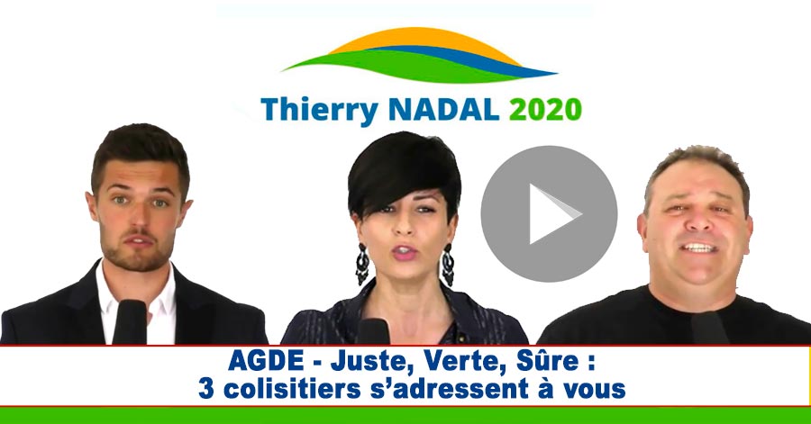 Agde - AGDE - Les colistiers de Thierry NADAL s'adressent à vous - Education - Sports - Traditions