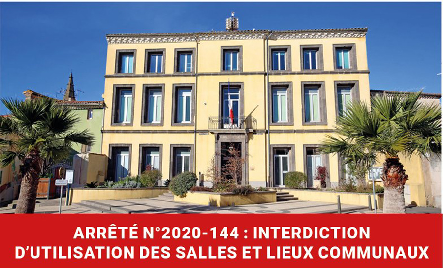 Vias - Interdiction d'utilisation des salles et lieux communaux