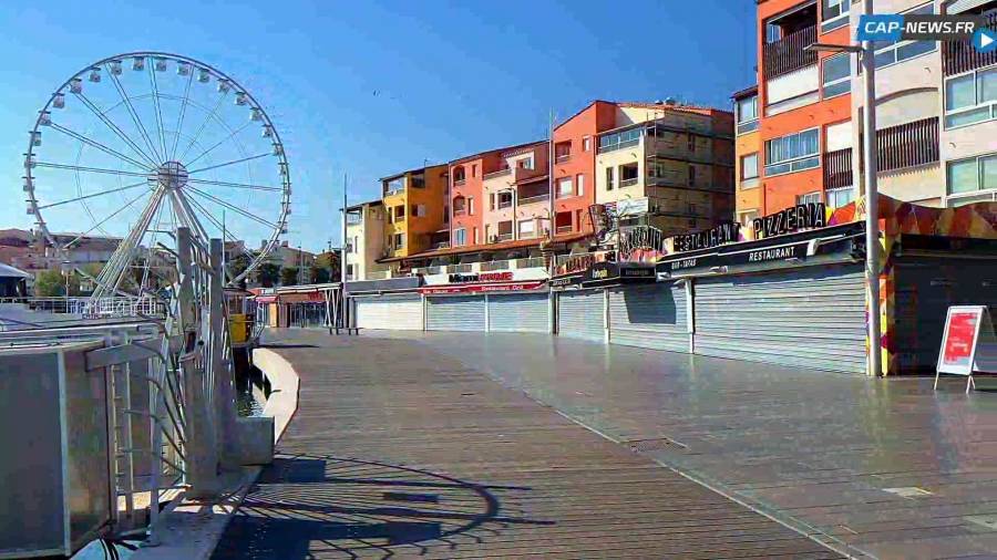 Cap d'Agde - Le Cap d'Agde confiné le 15.04.2020