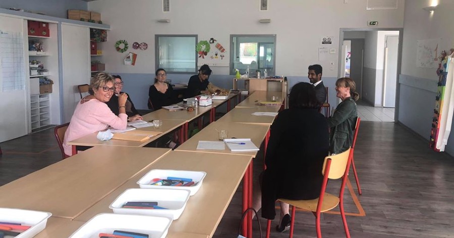 Hérault - Sauvian - Après le confinement c'est la reprise des chantiers !