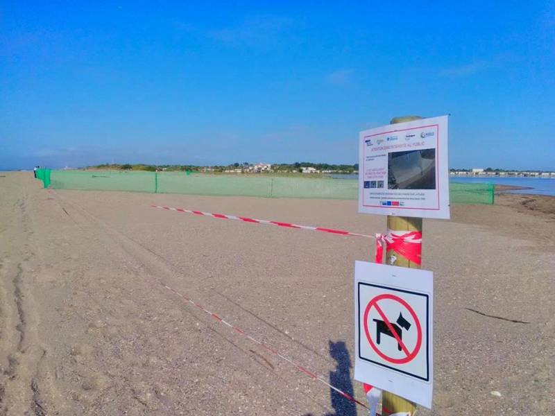 Hérault - Portiragnes - La lagune de la Maïre à Portiragnes interdit jusqu'au 15 Juillet !