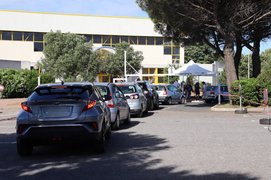 Hérault - Frontignan - Distribution de masques jusqu'à la fin de la semaine
