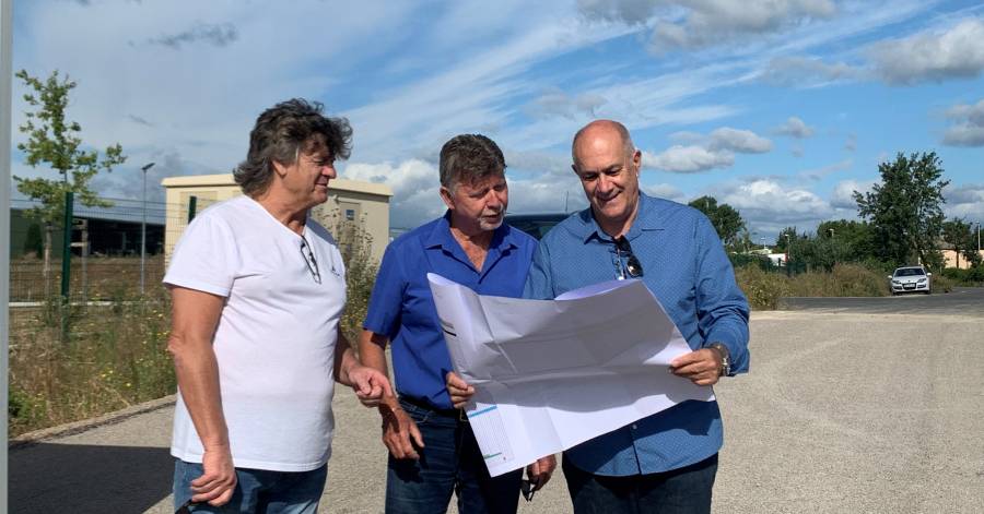 Hérault - Biterrois - Réunion de chantier sur la Zone logistique Montady-Colombiers
