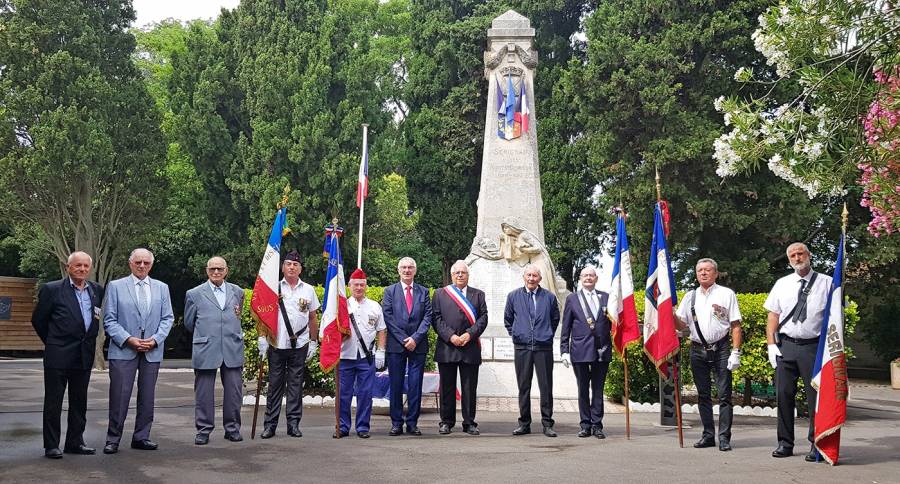 Hérault - Sérignan - Commémoration de l'appel du 18 juin