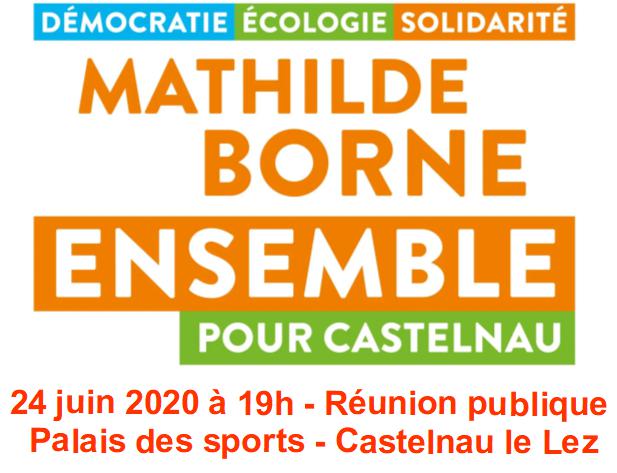 Hérault - Castelnau le Lez - Réunion publique de la liste Ensemble pour Castelnau le 24 juin 2020 à 19h