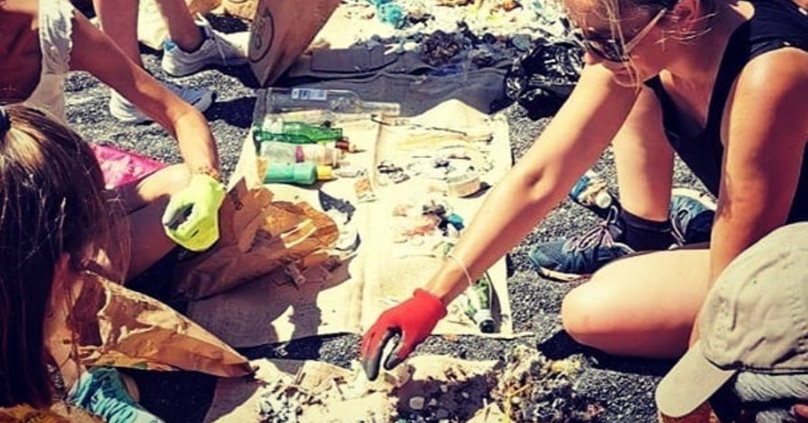 Cap d'Agde - Nettoyage et tri des déchets sur la plage de la Grande Conque !