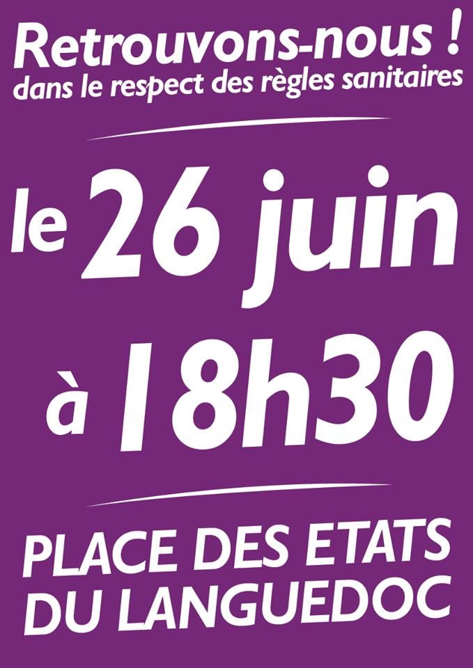 Pézenas - Retrouvons-nous le 26 juin 2020 à 18h30 sur la Place des Etats du Languedoc