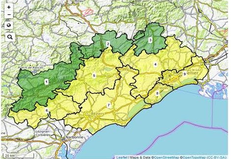 Hérault - Prévention des feux de forêts : nouveau une carte de vigilance !