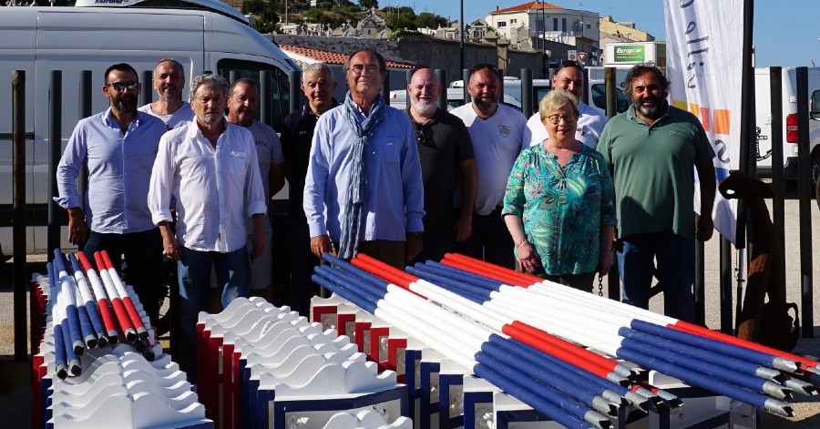 Hérault - Sète - Pavois et lances ont été remis aux société de joutes !