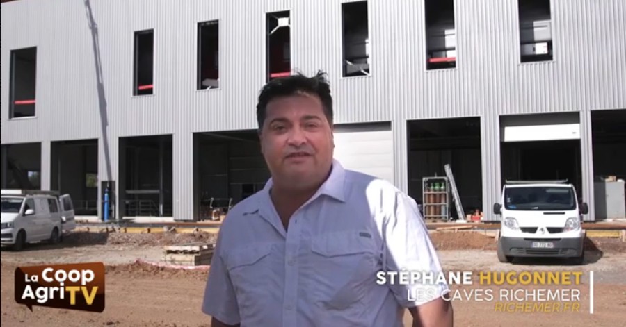 Marseillan - Stéphane Hugonnet, président des caves Richemer : dans La coop Agri TV !