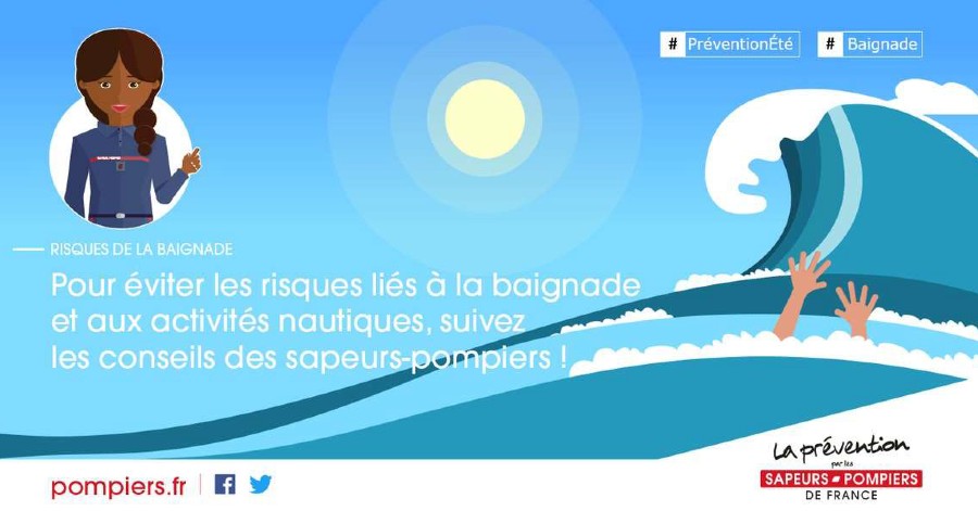 Hérault - Prévention des noyades - La baignade n'est pas une activité de tout repos !