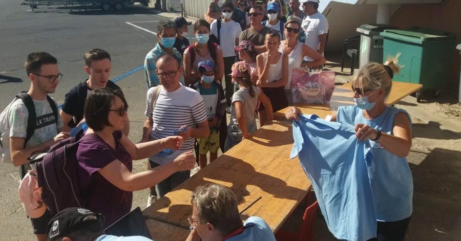 Cap d'Agde - Les passionnés de voiles ont fait un beau geste de solidarité pour les hospitaliers !