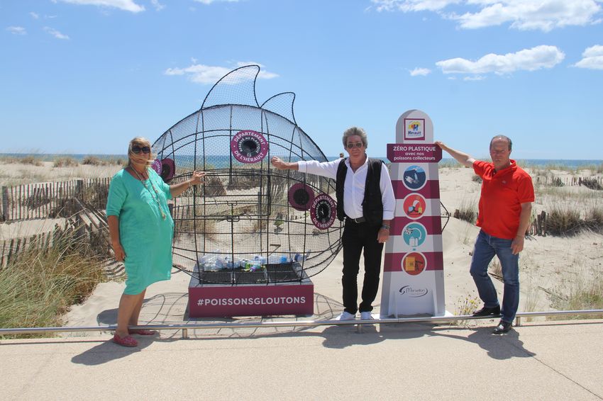 Marseillan - Les poissons Gloutons Hérault ont été installés à Marseillan !