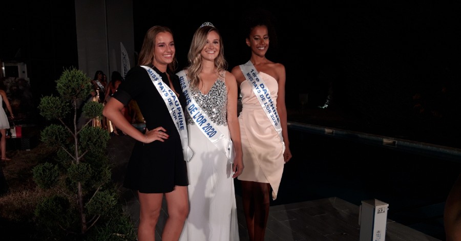 Agde - Myriam Miss Casino Barrière Cap d'Agde termine 1ère dauphine lors de l'élection de Miss Pays d'Or !