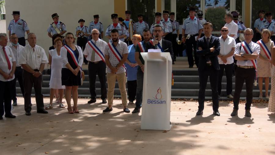 Bessan - Le discours de Stéphane Pépin-Bonet, maire de Bessan, lors du 14 juillet 2020