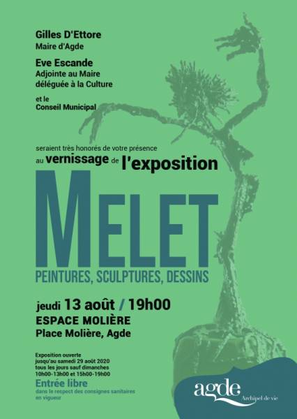 Agde - Melet : Exposition de peintures, sculptures et dessins