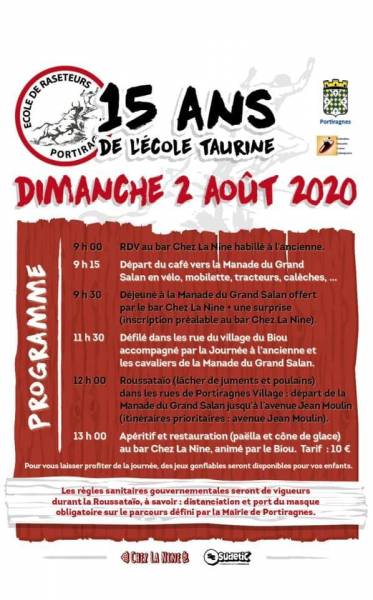 Portiragnes - 15 ans de l'école Taurine