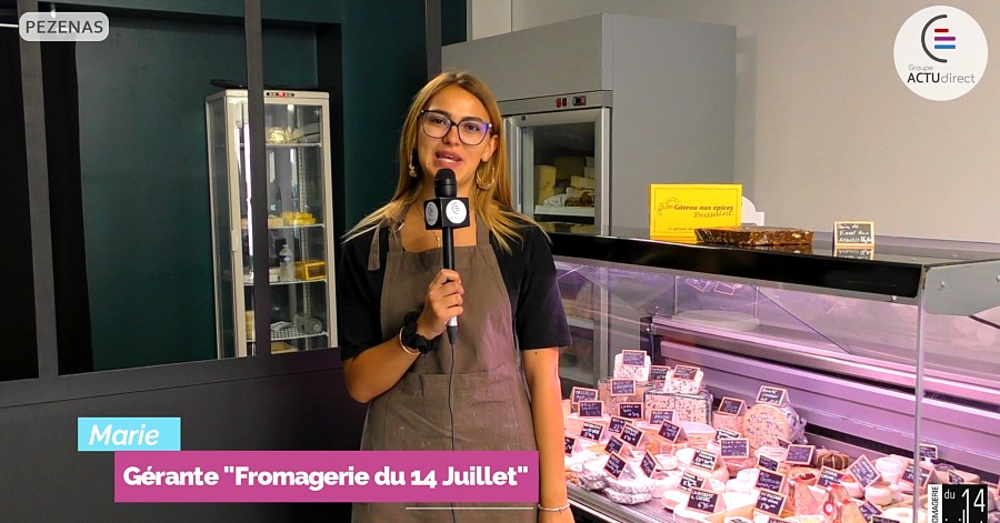 Pézenas - A la rencontre de Marie de la Fromagerie du 14 Juillet !