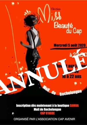 Cap d'Agde - Miss Beauté du Cap 2020 : c'est annulé !