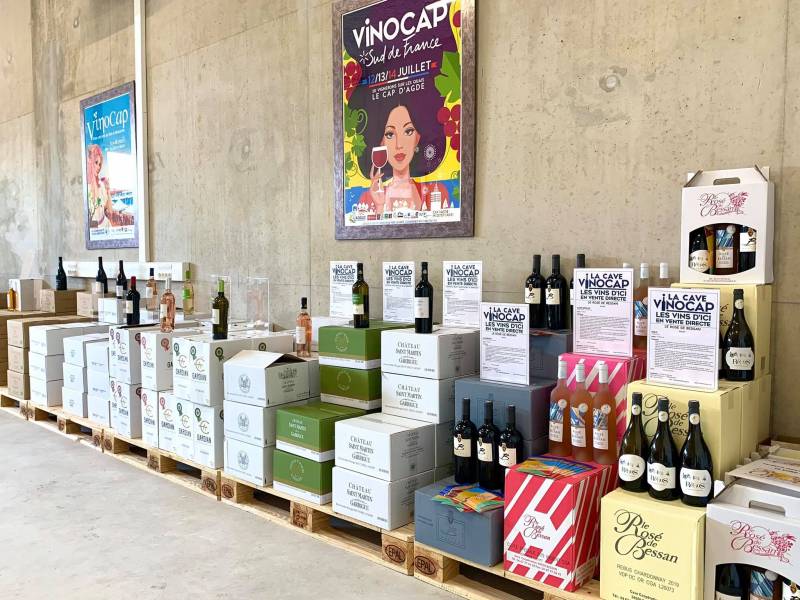 Hérault - La cave Vinocap - Les vins d'ici en vente directe à Bessan !