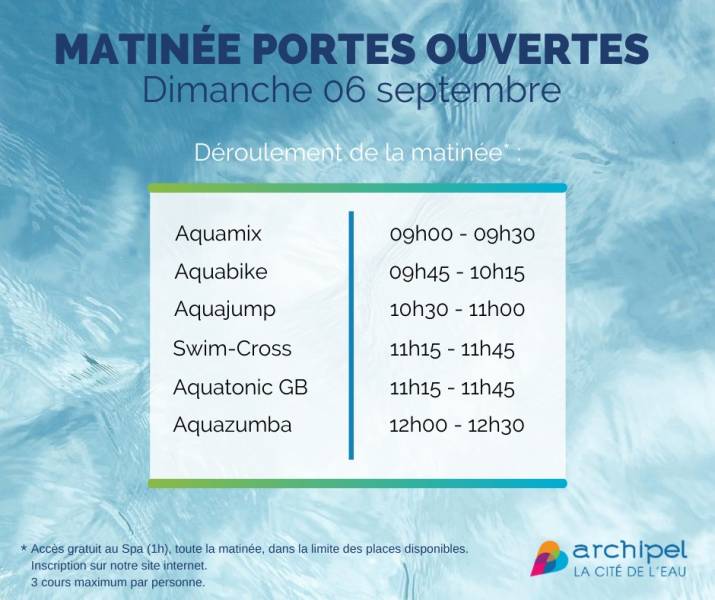 Cap d'Agde - Matinée Portes Ouvertes à l'Archipel la Cité de l'Eau !