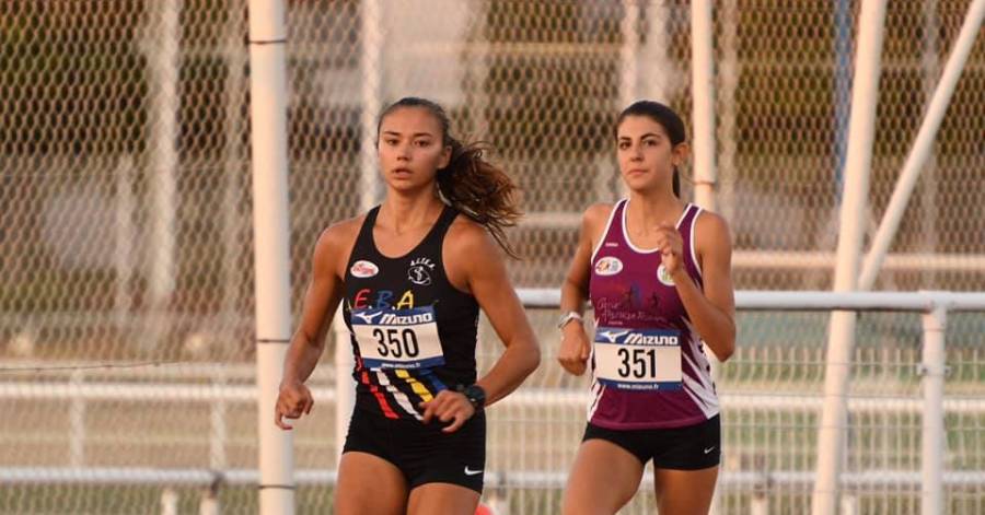 Athlétisme - Pézenas - Mélanie du C.A. Pézenas participait au 1500m du meeting de Balma