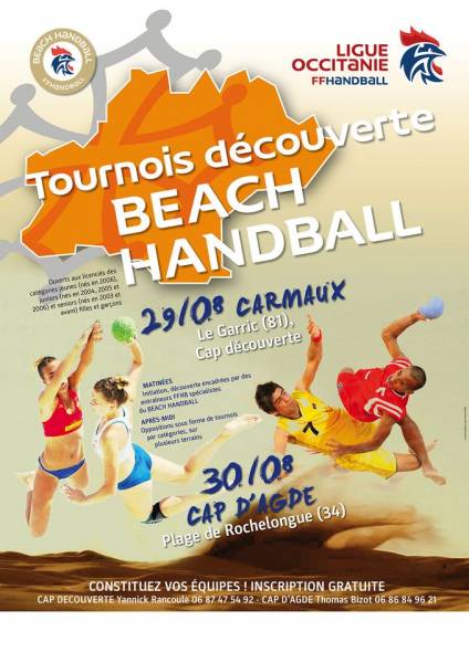 Handball Cap d'Agde - Le Tournoi de Beach Handball est annulé !