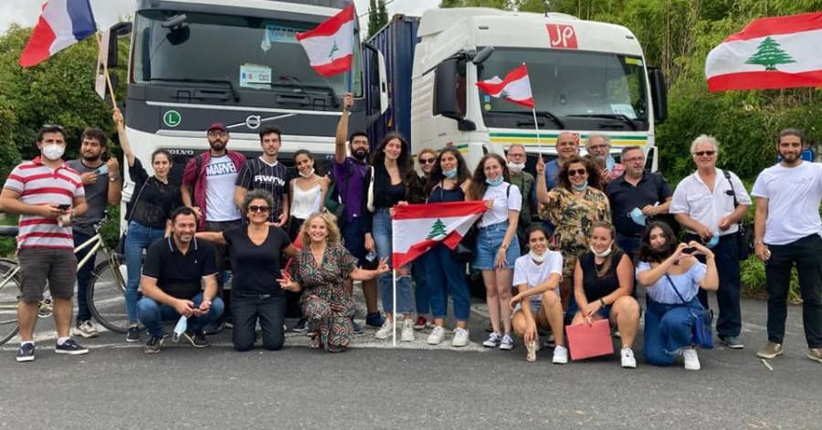 Hérault - 2 conteneurs chargés et remplis de donations humanitaires ont pris la direction du Liban !