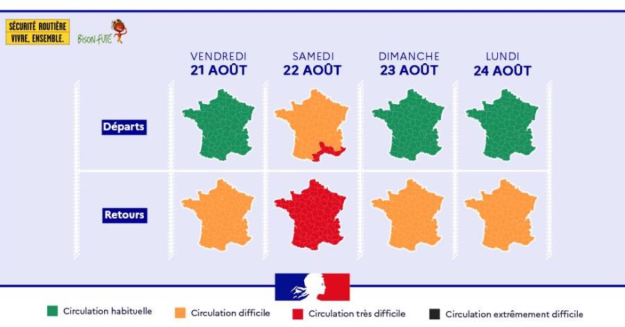 Hérault - Week-end chargé sur les routes !