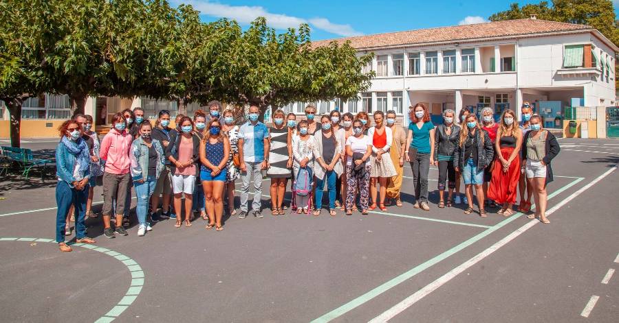 Vias - Accueil du personnel enseignant et municipal pour la pré-rentrée