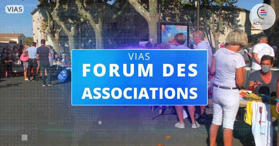 Autres sports - Vias - VIDEO - Une belle journée pour le forum des associations de Vias !