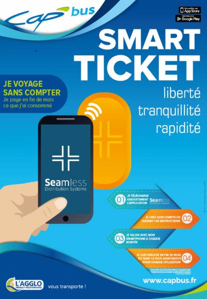 Hérault - Plus besoin de monnaie pour acheter un titre de transport sur le réseau Cap Bus !