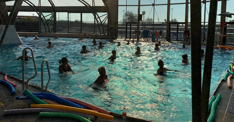 Cap d'Agde - C'est la reprise de l'Aquafitness avec un cours d'Aquagym !