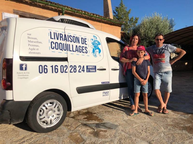 Bessan - Avec la famille Balerin, des coquillages de Thau directement à la maison