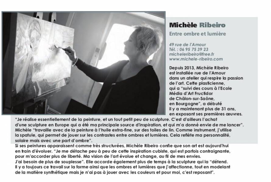 Agde - Venez à la rencontre de Michèle RIBEIRO dans son atelier !