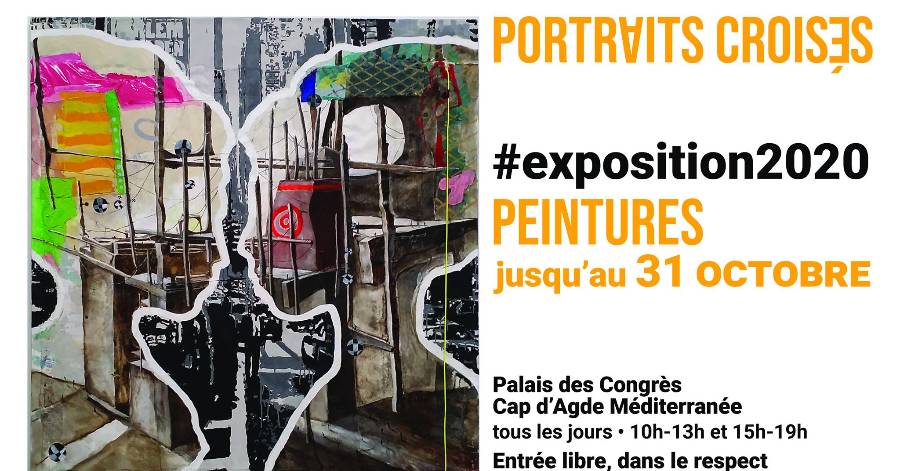 Cap d'Agde - Exposition Portraits croisés : Peintures de Charlélie COUTURE