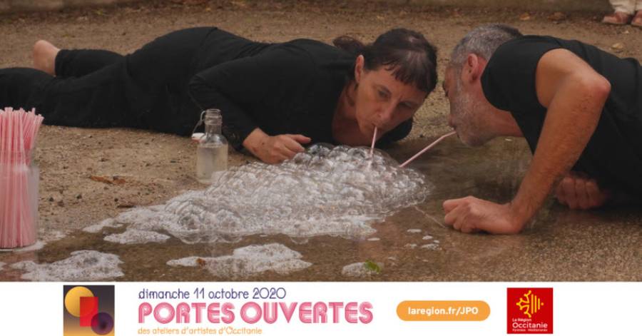 Hérault - Loupian (34) - Journée Portes Ouvertes avec Bruno Mercet et Pascale Ciapp, artistes d'Occitanie