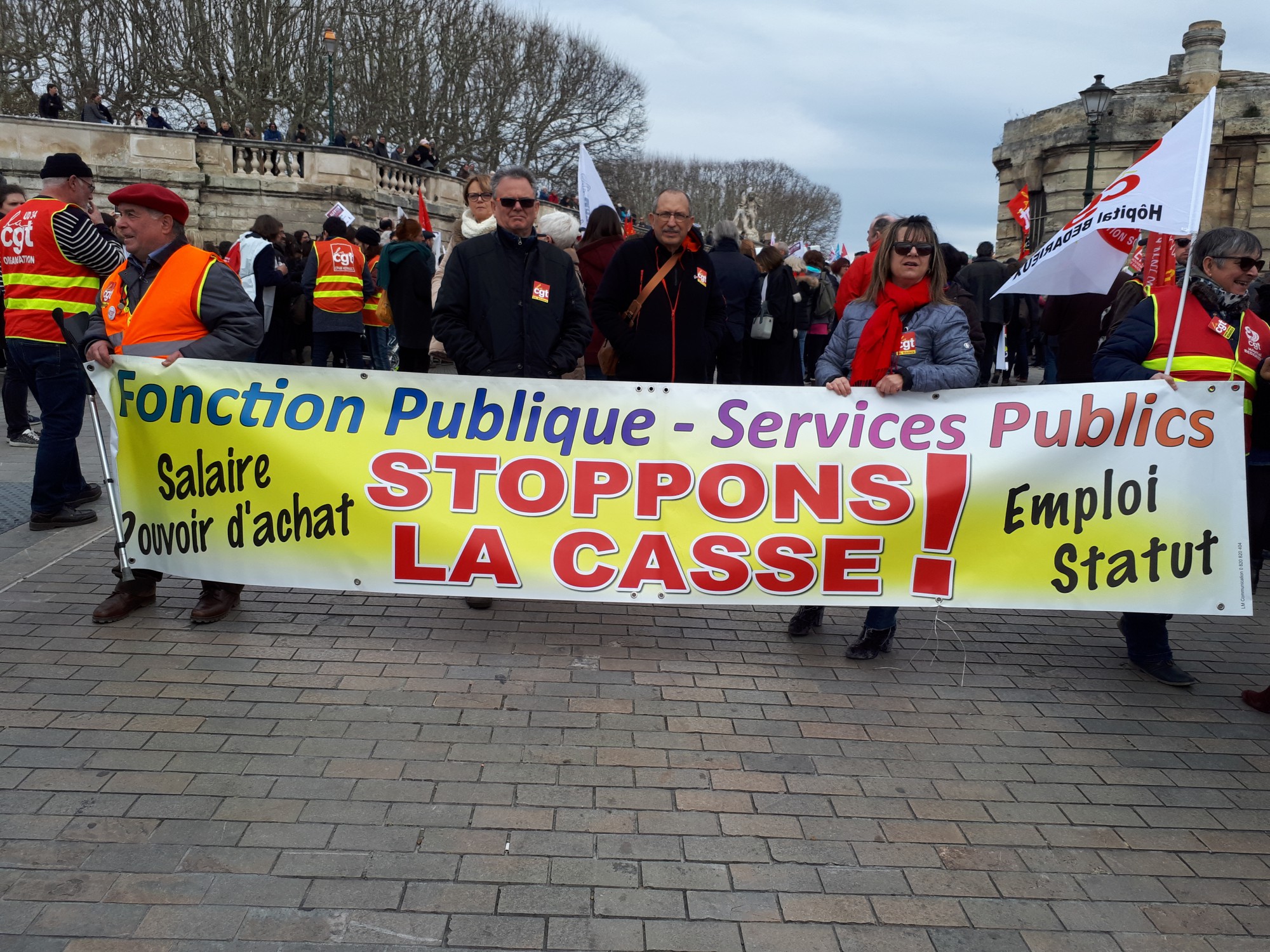 Agde - Rassemblement devant l'hôpital d'Agde jeudi 15 octobre 2020