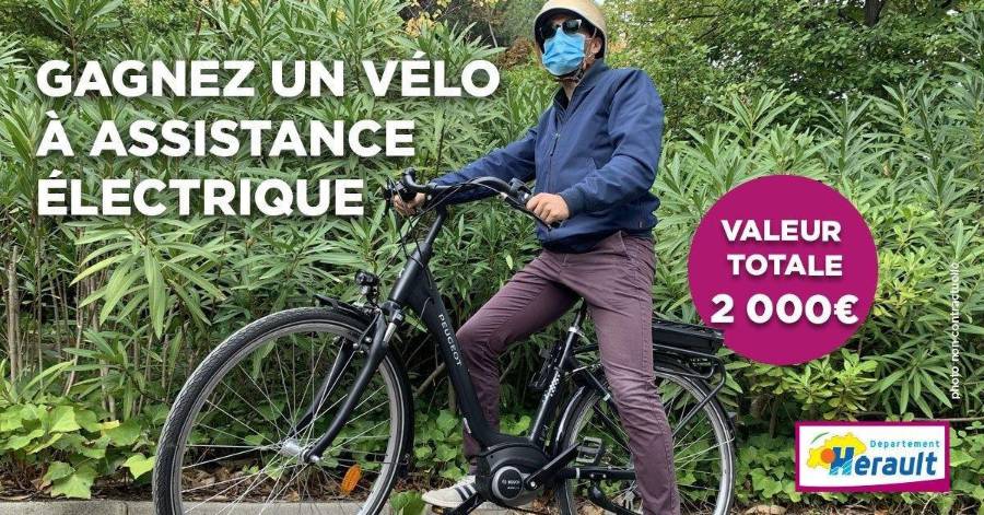 Hérault - Gagnez un Vélo à Electrique avec le Département de l'Hérault !