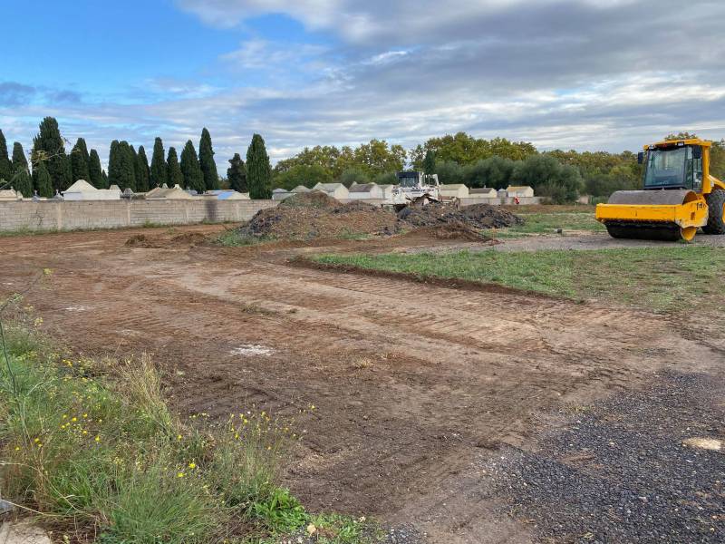 Bessan - Aménagement et agrandissement au cimetière communal de la ville de Bessan
